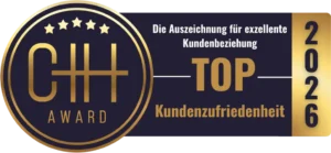 DJ CMO wurde der Preis für Kundenzufriedenheit 2026 vom CH Magazin verliehen.